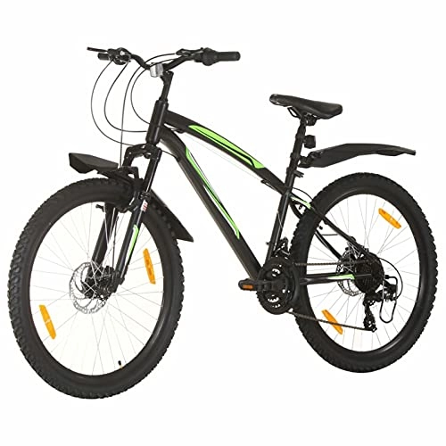 Mountain Bike : Tidyard Mountain Bike Road Bike Bicycle 21Speed 26 inch Wheel 36 cm Black