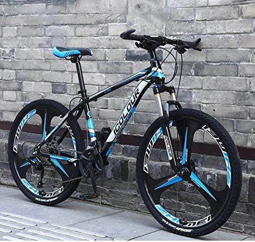 Mountain Bike : Tokyia Outdoor sports 26" 24Speed Mountain Bike for Adult, Lightweight Aluminum Full Suspension Frame, Suspension Fork, Disc Brake bicycle (Color : B2)