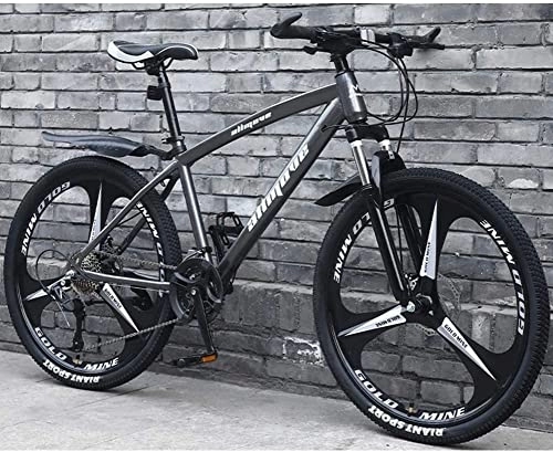 Mountain Bike : TONATO Mountain Bikes Bikes, Speeds Double Disc Brake with Variable Speed Mountain Bike Light Carbone Steel Frame for Men And Women Road Bike, A, 27speed
