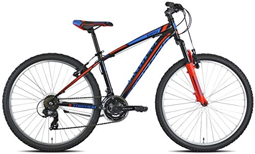 Mountain Bike : TORPADO Bike MTB 595 Earth 26'' V-Brake 3x7v Size 38 Black / Blue (MTB Cushioned)