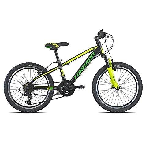 Mountain Bike : TORPADO Bike MTB Junior Tiger 20 Inch 2x6v Black / Yellow (Child)
