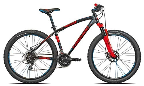 Mountain Bike : Torpado MTB Chiron 27.5inch Disc Black / Red 3X 7Speed Size 45(Suspension MTB)