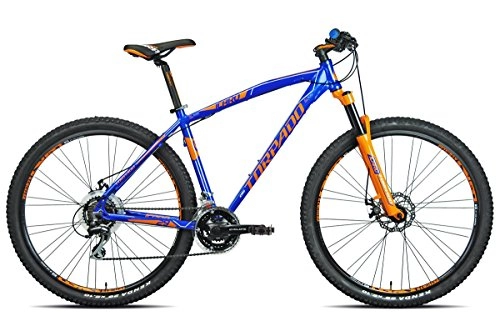 Mountain Bike : TORPADO MTB Icaro 29'' Aluminium 3x7v Disc Size 46 Blue / Orange (MTB Cushioned)