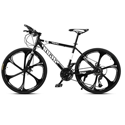 Mountain Bike : TRGCJGH Adult Mountain Bike, High Carbon Steel Outroad Bicycles, 21-Speed Bicycle Full Suspension MTB ​​Gears Dual Disc Brakes Mountain Bicycle, D-21speed