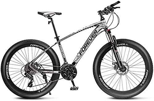 Mountain Bike : TTZY 24" Adult Mountain Bikes, Frame Dual-Suspension Mountain Bicycle, Aluminum Alloy Frame, All Terrain Mountain Bike, 24 / 27 / 30 / 33 Speed 6-11, C, 27 Speed SHIYUE (Color : C, Size : 27 speed)