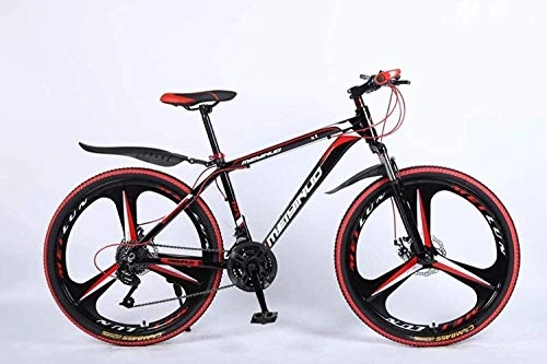 Mountain Bike : TTZY 26In 24-Speed Mountain Bike for Adult, Lightweight Aluminum Alloy Full Frame, Wheel Front Suspension Mens Bicycle, Disc Brake 6-11, Black, C SHIYUE (Color : Black, Size : C)