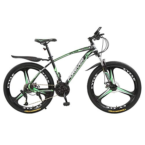 Mountain Bike : TYSYA 30-Speed Mountain Bike 24 / 26 Inches City Bikes Lockable Front Suspension Hardtail Outdoor Cycling Racing All Terrain Bicycle, A, 26 Inch