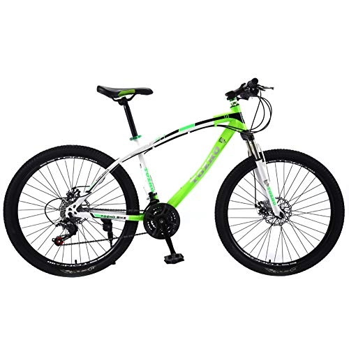 Mountain Bike : TYSYA Student Mountain Bike 26 Inches Front Suspension Hard Tail Multipurpose City Bicycles 27 Speed Outdoor Cycling Unisex Disc Brake, A