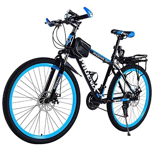Mountain Bike : unknow YYHEN Full Suspension Mountain Bike 24 / 26 Inch 21 Speed High Carbon Steel Adult, Variable Speed Bicycle Lightweight Adult