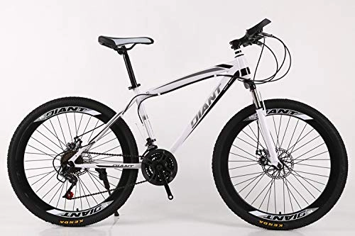 Mountain Bike : UR MAX BEAUTY 24 / 26 Inch Mountain Bike, Lightweight 21 Speeds, High-Carbon Steel Frame MTB Bicycle, b, 24 inches