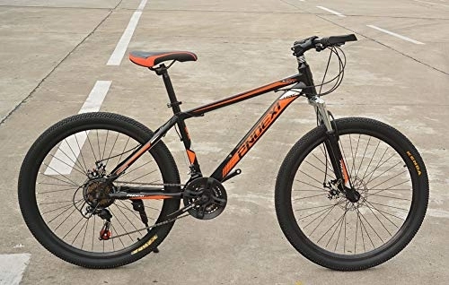 Mountain Bike : UR MAX BEAUTY 26 Inch Mountain Bikes, Men's Dual Disc Brake Hardtail Mountain Bike, High-Carbon Steel Frame, 21 Speed, c, 26 inches