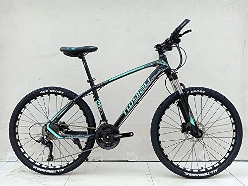 Mountain Bike : UR MAX BEAUTY Mountain Bike / High Carbon Steel Frame Damping Mountain Bike Adult Bicycle(26'', 27 Speed), a