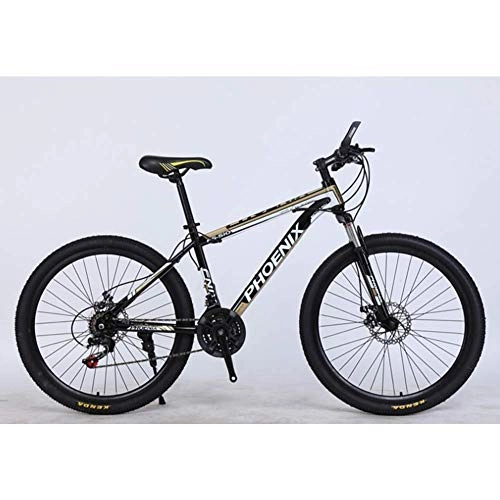 Mountain Bike : VVBGTS Foldable MountainBike Men And Women Shift Mountain Bike, 26 Inch 21 / 24 / 27 / 30, Dual Disc Brake (Color : 1, Size : 21Speed) (Color : 3, Size : 30Speed)