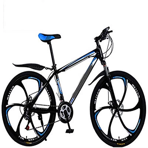 Mountain Bike : WXXMZY 26 Inch 21-30 Speed Mountain Bike | Male And Female Adult Bicycle Mountain Bike | Double Disc Brake Bicycle Mountain Bike (Color : G, Inches : 24 inches)