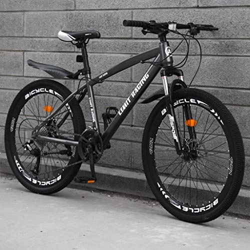 Mountain Bike : WYLZLIY-Home Mountain Bike Bike Bicycle Men's Bike Mountain Bike / Bicycles, Carbon Steel Frame, Front Suspension and Dual Disc Brake, 26inch Wheels Mountain Bike Mens Bicycle Alloy Frame Bicycle