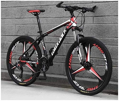 Mountain Bike : Wyyggnb Mountain Bike, Mountain Bike, Folding Bike 26 Inch Integral Wheel Unisex Suspension Mountain Bike High-Carbon Steel Double Disc Brake Student (Color : D, Size : 24 speed)