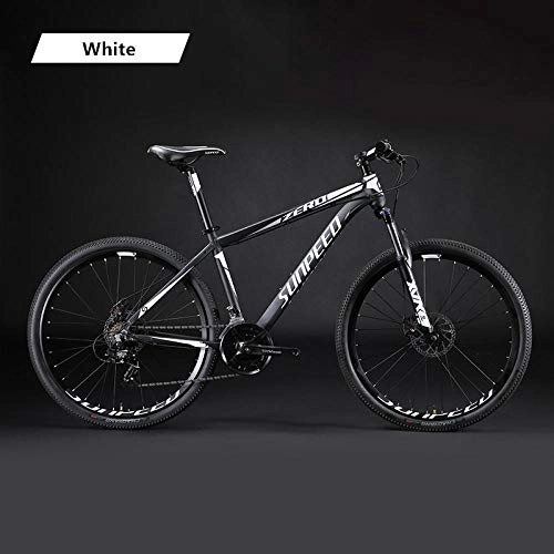 Mountain Bike : X-Front Mountain Bike Aluminum Alloy Frame 24 Speed 27 5 29 inch Wheel Bicicleta SHIMAN0 Disc Brake MTB Bicycle-white_27.5_inch