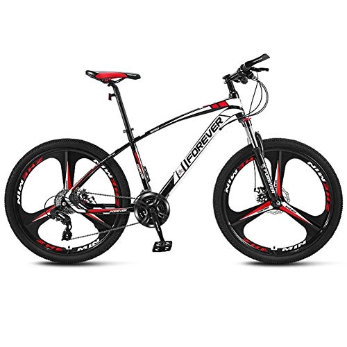 Mountain Bike : XBSLJ Mountain Bikes, Mountain Bicycle, 26Inch Hard-Tail Mountain Bikes, Dual Disc Brake And Front Suspension Fork 21 / 24 / 27 Speed Folding Bicyc