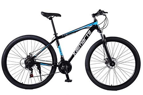 Mountain Bike : XCBY Mountain Bike, MTB Bicycle - 29 Inch Men's, Alloy Hardtail Mountain Bike, Mountain Bicycle with Front Suspension Adjustable Seat, 21 / 24 / 27 Speed Blue-21Speed