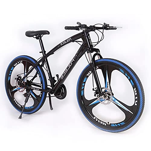 Mountain Bike : XIAOFEI Mountain Bikes Adult Mountain Bike 21 Speed Mountain Bicycle 26-Inch Wheels Dual Disc Brake Bicycle