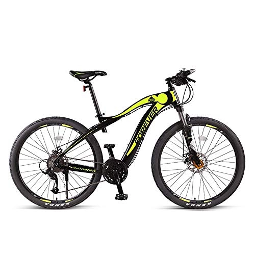 Mountain Bike : XIXIA X Mountain Bike Adult with Variable Speed Off-Road Double Shock Absorption Men and Women Racing City Riding 27 Speed 27.5 Inches