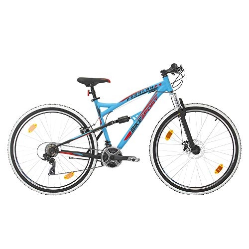 Mountain Bike : Xplorer Mountain Bike PARALAX 29 inch, with Dual Suspension and Front Disc Brake Set, MICROSHIFT Shifters
