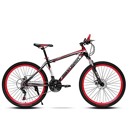 Mountain Bike : Y DWAYNE 26" Mountain Bikes, 21 / 24 Speed with Double Disc Brake, high-carbon steel Adult MTB, Hardtail Bicycle with Adjustable Seat