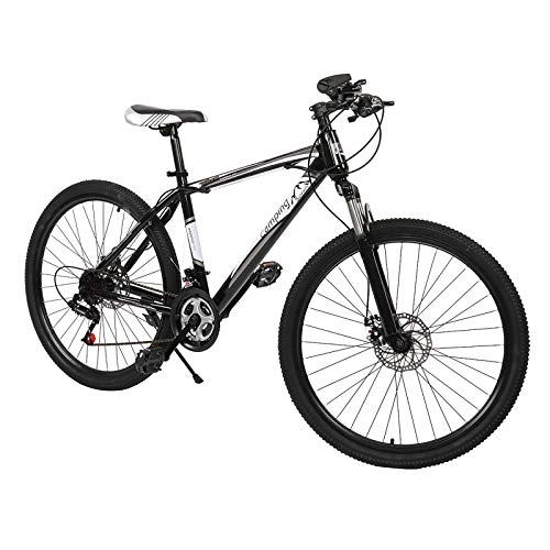Mountain Bike : YChoice365 26 Inch 21 Speed Mountain Bicycle with Double Disc Brakes, Mountain Bike for Men Women