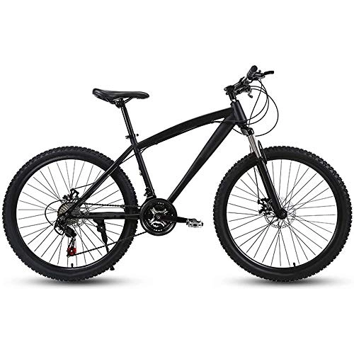 Mountain Bike : YDBET Mens Mountain Bikes, City Bike 27-Speed Road Bicycle Off Road Double Disc Brake Shock Absorption Bicycles for Men And Women, A, 26 Inch
