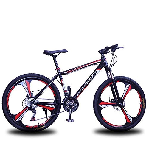 Mountain Bike : YGRSJ 26 Mountain Bike, 27 SPEED BLACK / RED / WHITE, Blue