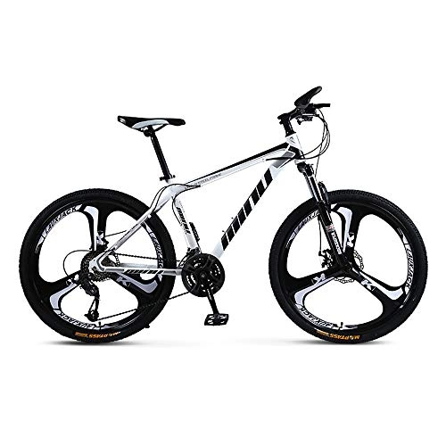 Mountain Bike : YGRSJ 26" Wheel mountain bike 24 speed, Cruiser Bicycle Beach Ride Travel Sport Whilte / Red, White