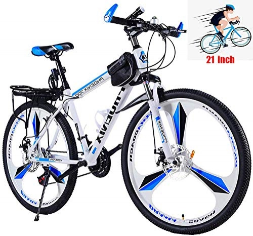 Mountain Bike : YGWLWL Mens Mountain Bike, 26-Inch Disc Brake Bicycle, 21-Speed Variable-Speed Bicycle, Suitable for People with Height of 160~185 Cm, D