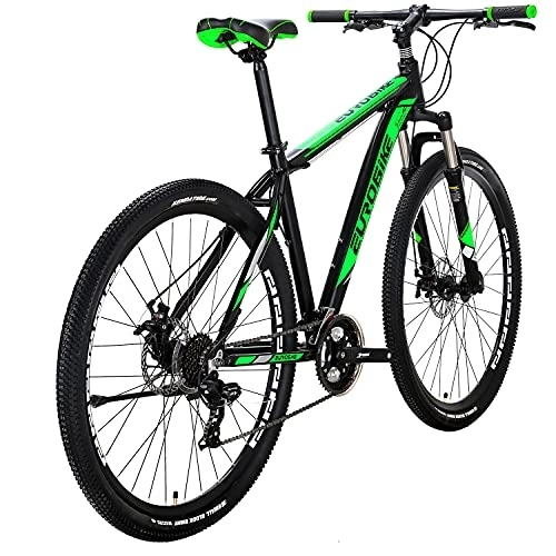 Mountain Bike : YH-X9 Mountain Bike for Mens, 29 Inch Aluminum Frame Mountain bikes, 21 Speed, Dual Disc Brakes, Front Suspension, 29er Mens Bicycle Adults (MULTI-SPOKE GRE)