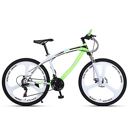 Mountain Bike : Youth / Adult 27-speed 3 Cutter Wheel Multifunctional Mountain Bike, Front Suspension Of Mountain Cross-country Bike, Multiple Colors, Anti-slip Resin Pedals, High-carbon Steel Frame, for Men For Youth