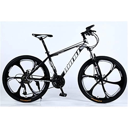 Mountain Bike : YQ&TL Adult mountain Dirt bike 21 / 24 / 27 / 30Speed Speed Travel bicycle 26 Inch Men and Women bicycle MTB Double Disc Brake High Carbon Steel Frame Large Outdoor bicycle bike D 21 speed