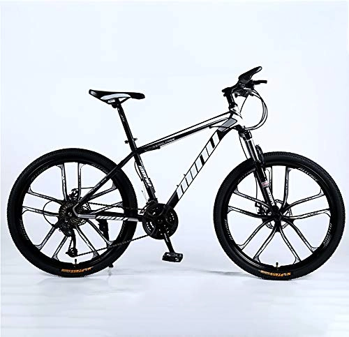 Mountain Bike : YQY Mountain Bike Bicycle Integrated Wheel 26 Inch Oil Brake Shock Absorber 30 Speed Male And Female Variable Speed Bicycle