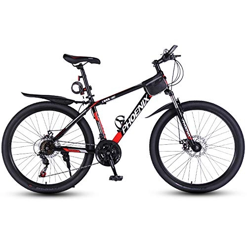 Mountain Bike : YUANP Full Mountain Bike For Mens And Womens Bikes Adults Professional 27 Speed Gears 26 Inch Bicycle, A-27speed-24in