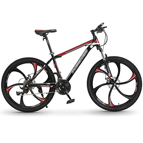 Mountain Bike : YXFYXF Dual Suspension Lightweight Road Bikes For Men And Women, Bicycle, Double Shock-absorbing Off-road Mountain Bike. (Color : Red, Size : 24 inches)