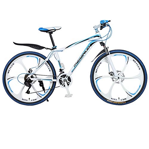 Mountain Bike : ZCPDP Men's Mountain Bike 26 Inches, 21 / 24 / 27 Speed Shock Absorber Disc Brake Mountain Bike Adult Bike