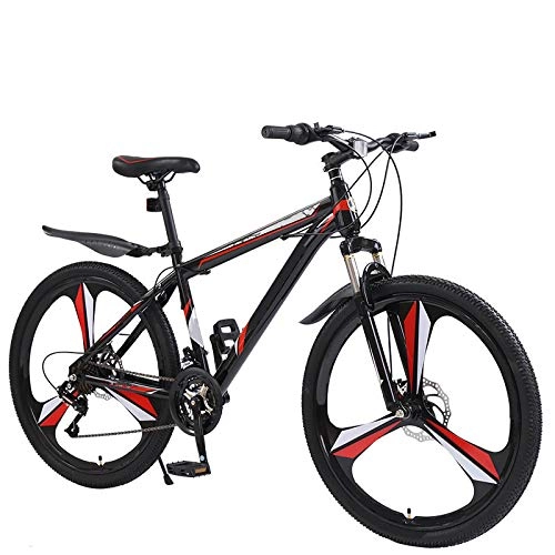 Mountain Bike : zhoudashu 26 Inches Foldable Mountain Bike, Student and Adult Shock Absorbing and Variable Speed Mountain Bike 26inches24speed Threeknifewheels