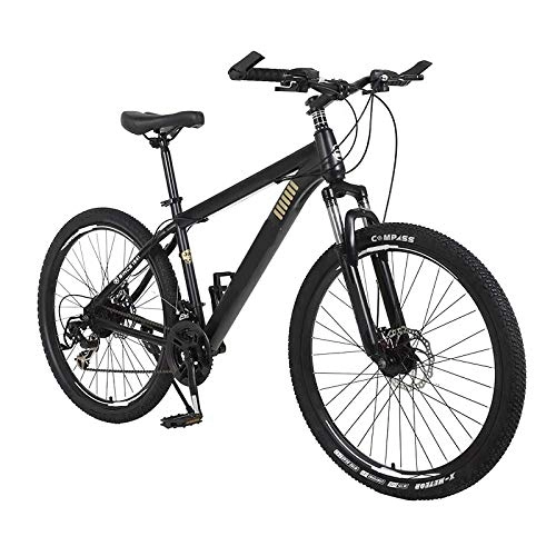 Mountain Bike : ZJBKX 24 Inch Mountain Bike, Male and Female Adults on the Road Riding Offroad Lightweight Youth Racing Student Bikes 27speed