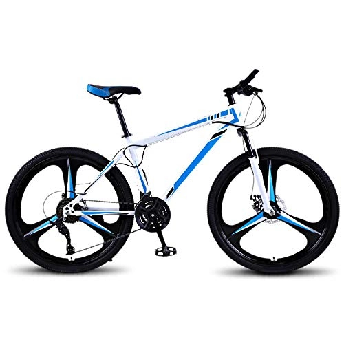 Mountain Bike : ZJBKX 24 Inches Mountain Biking, Adult Go To Work Men and Women Variable Speed Students Off-Road Shock-Absorbing Bicycles Youth Light Road Racing