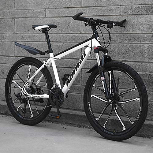 Mountain Bike : ZLZNX 26 Inch Mountain Bike for Adult, Lightweight Aluminum Full Suspension Frame, Suspension Fork, Disc Brake for Riding Outside Sports Travel, B, 27Speed