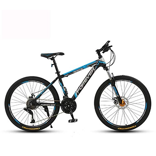Mountain Bike : ZMCOV Hardtail MTB Bicycles, Shock Absorption Mountain Bike, Off-Road Adult Speed Mountain Men And Women Bikes, 21 speed, 24Inch