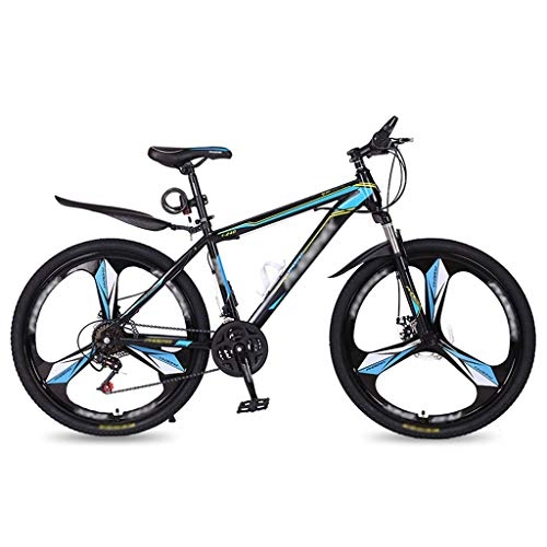 Mountain Bike : ZRN Mountain Bike Bicycle, Adult Mountain Bike, shock-absorbing Bicycle, 27 Speed Dual Mechanical Disc Brakes Adjustable Seat Bike