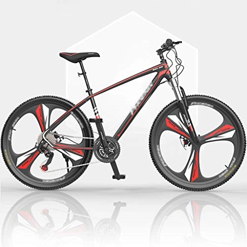 Mountain Bike : ZRN Traditional Bike Bicycle, Classic Road Bikes, Adult Mountain Bike, 26 / 27" Wheel, 24 Speed, Carbon Steel Frame