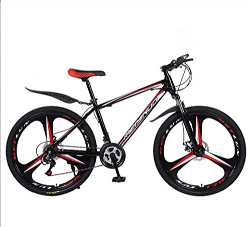 Mountain Bike : ZTYD 26In 21-Speed Mountain Bike for Adult, Lightweight Carbon Steel Full Frame, Wheel Front Suspension Mens Bicycle, Disc Brake, C, 24Speed