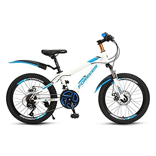 Mountain Bike : ZXQZ 24-speed Bicycle, 20 / 22 Inch Hardtail Mountain Bikes with Adjustable Seat Cushion, for Men and Women (Color : Blue, Size : 20in)