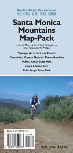 Mountain Biking Book : BikeMapDude Productions Mountain Bike Trail Guides: Santa Monica Mountains Map-Pack
