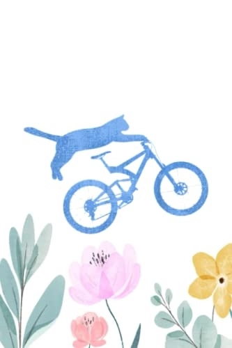 Mountain Biking Book : Blush Notes: BMX Stunt Cat - Mountain Bike Dirt Bike Funny Cat Lovers